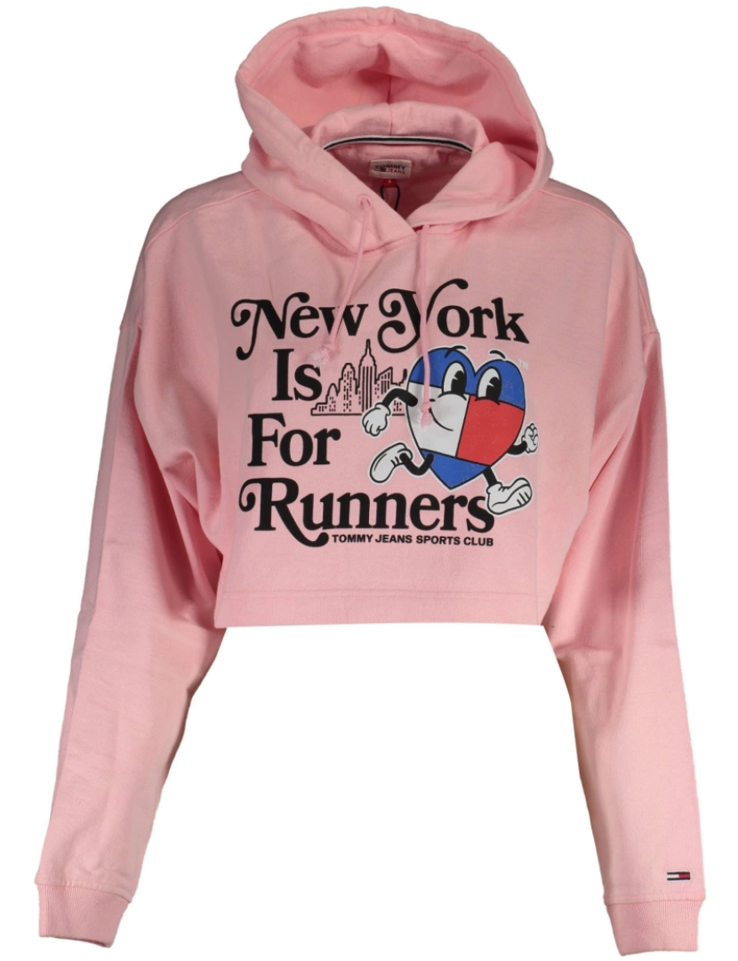 Tommy Hilfiger - Sweatshirt com Capuz Senhora Rosa