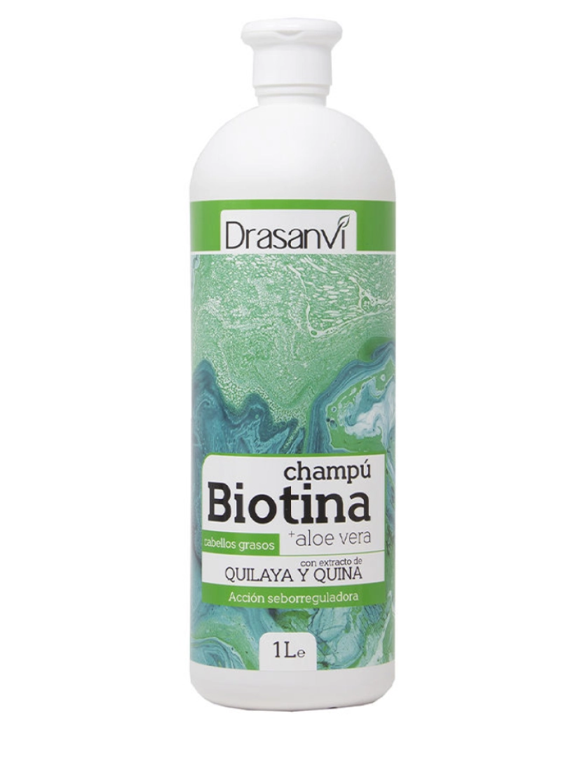 Drasanvi - Biotin E Aloe Vera Shampoo Cabelo Oleoso Drasanvi 1000 ml