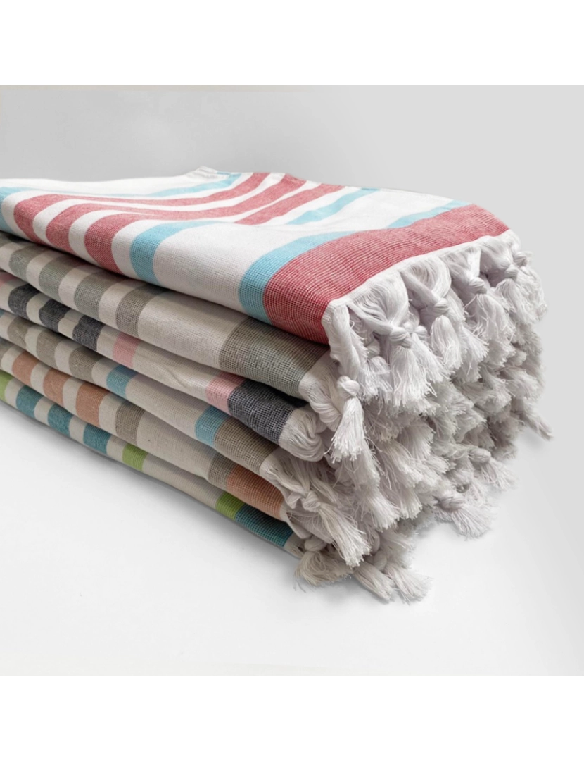 imagem de Fouta forrada com esponja Latigo Blush 140x180 340g/m²3