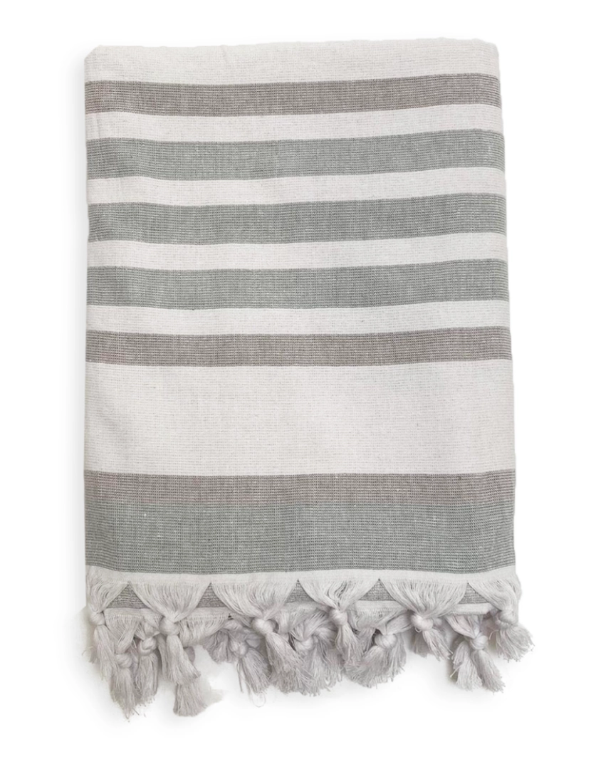 Le Comptoir De La Plage - Fouta forradacom esponja  Latigo Desert 140x180 340g/m²