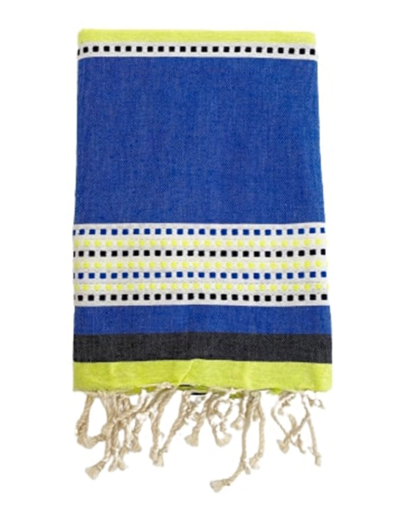 Le Comptoir De La Plage - Fouta tradicional Banado Navy 100x200 190g/m²