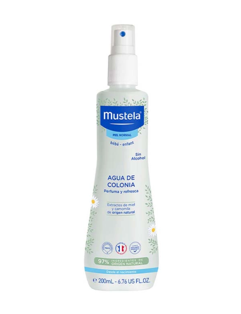 foto 1 de Água de colônia sem álcool para bebês 200 ml