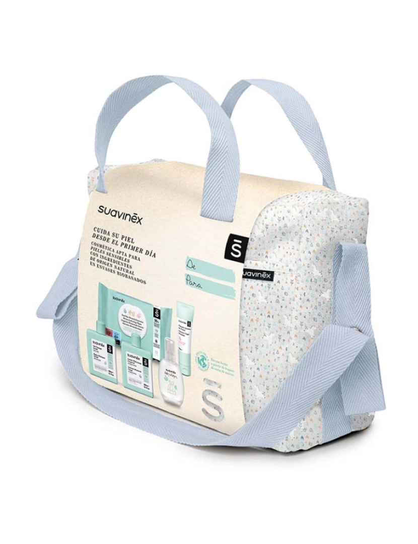 Suavinex - Bolsa de Cosméticos para Bebês #Cinza Lote 6 Pz