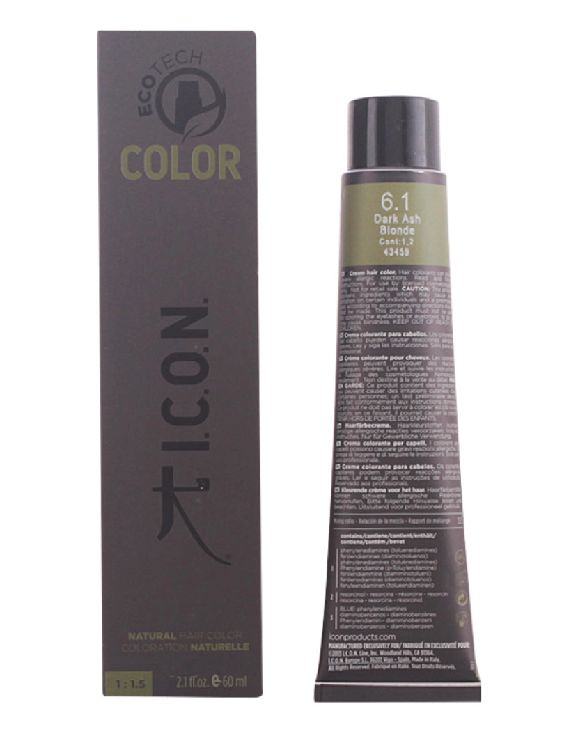 I.C.O.N. - Ecotech Color Natural Color #6.1 Dark Ash Blonde 60 ml