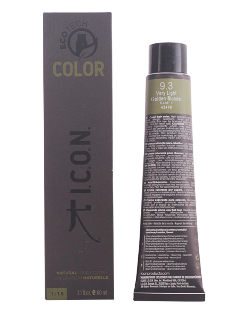I.C.O.N. - Ecotech Color Natural #9.3 Very Light Golden Blonde 60 ml
