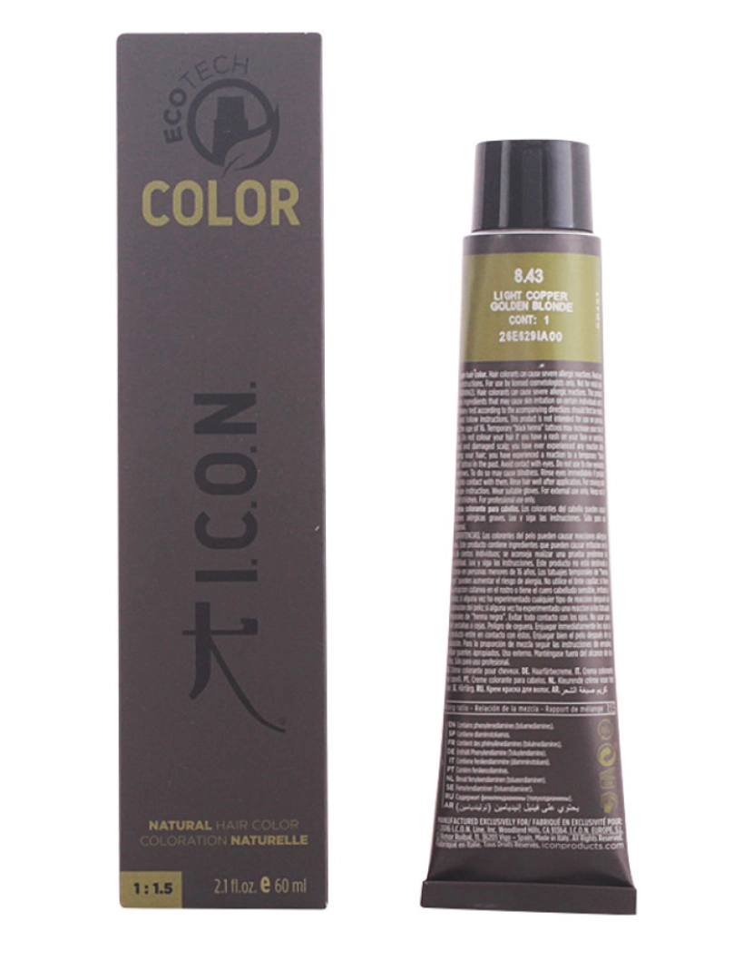 I.C.O.N. - Ecotech Color #8.43 Light Copper Golden Blonde 60 ml