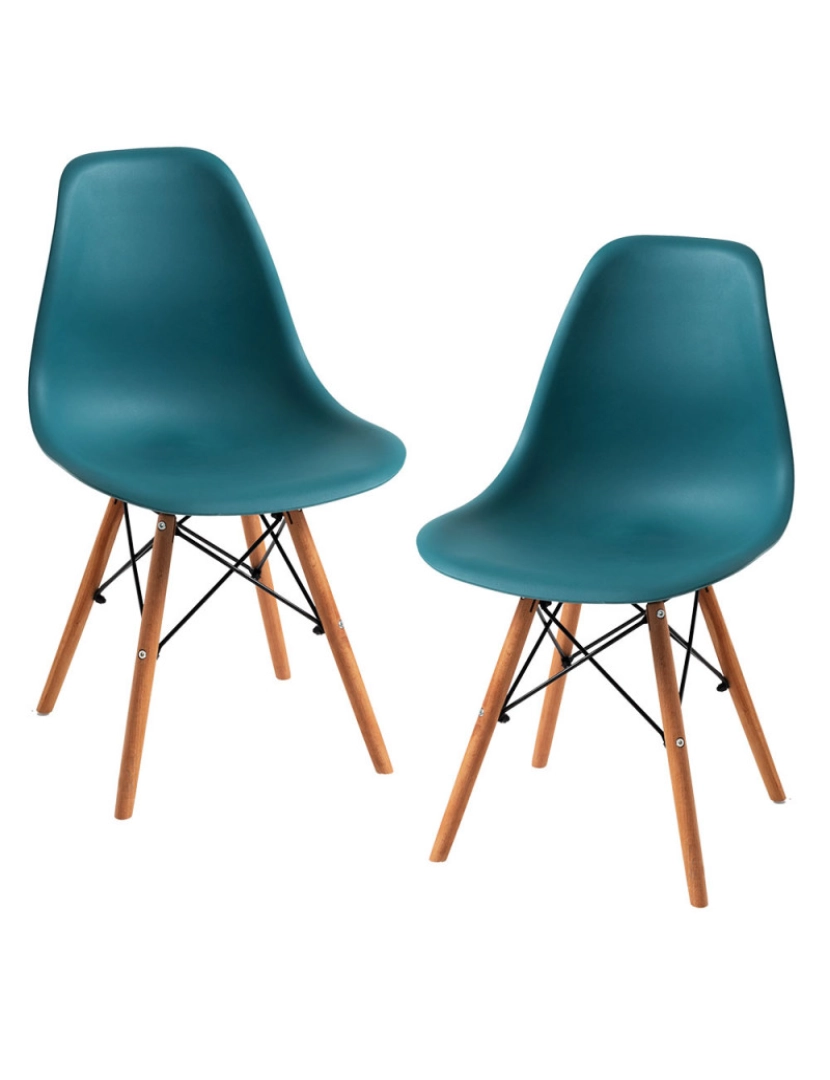 Presentes Miguel - Pack 2 Cadeiras Tower Pro - Verde-azulado