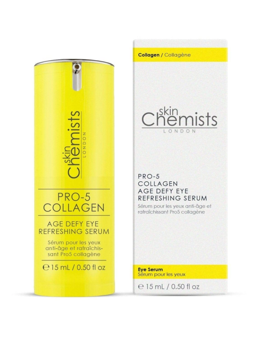 imagem grande de skinChemists Pro5 Collagen Age Desafiar o Sérum Refrescante para os Olhos1