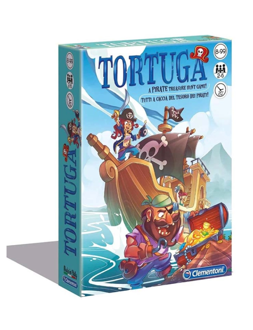 Clementoni - JOGO TORTUGA (BATALHA DOS PIRATAS) 16567