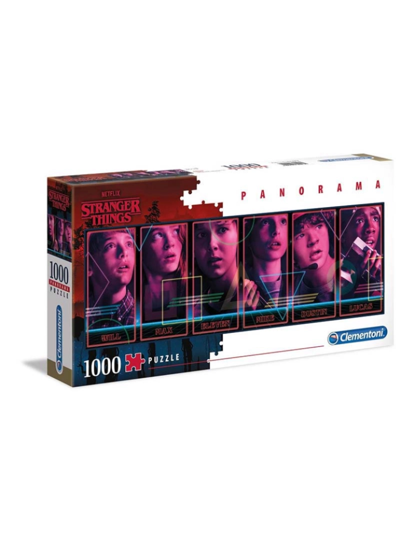 Clementoni - 1000 PANORAMA STRANGER THINGS 2020 39548