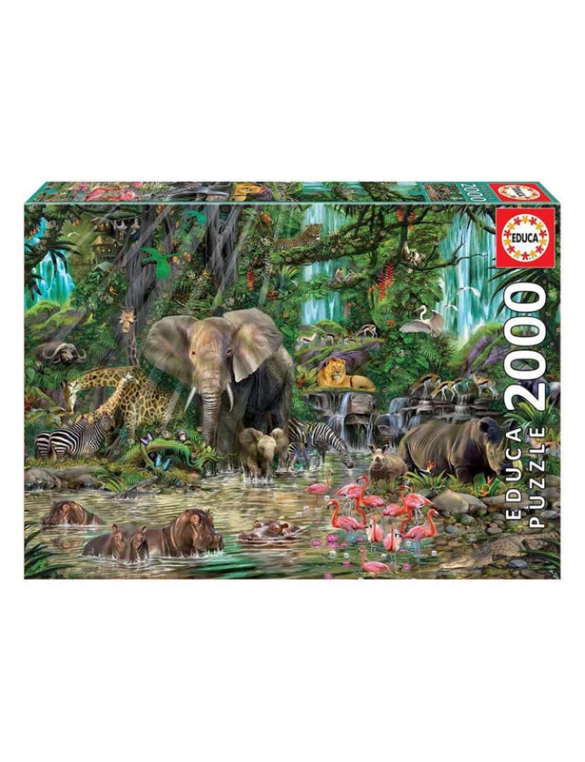 Educa - Puzzle 2000 Selva Africana 16013