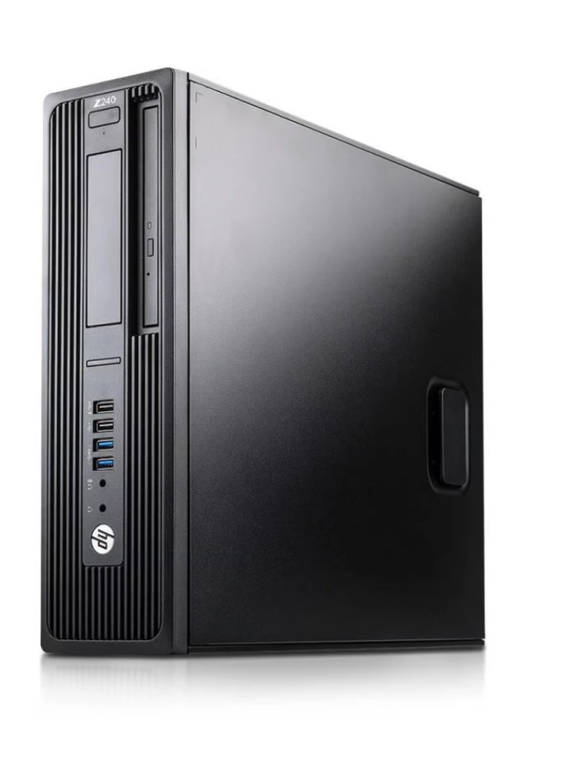 HP - Computador Desktop HP Z240 SFF Workstation Intel Core i5-6500 8 GB RAM 256 GB SSD DVD-RW W10