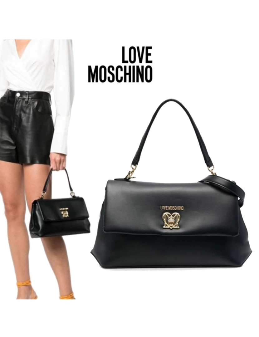 Moschino - Mala Mão Preto