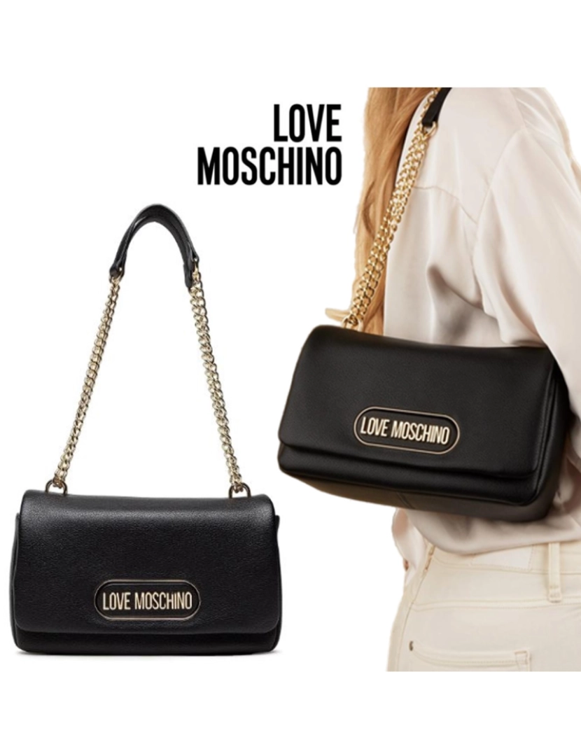 Moschino - Mala Ombro Preto