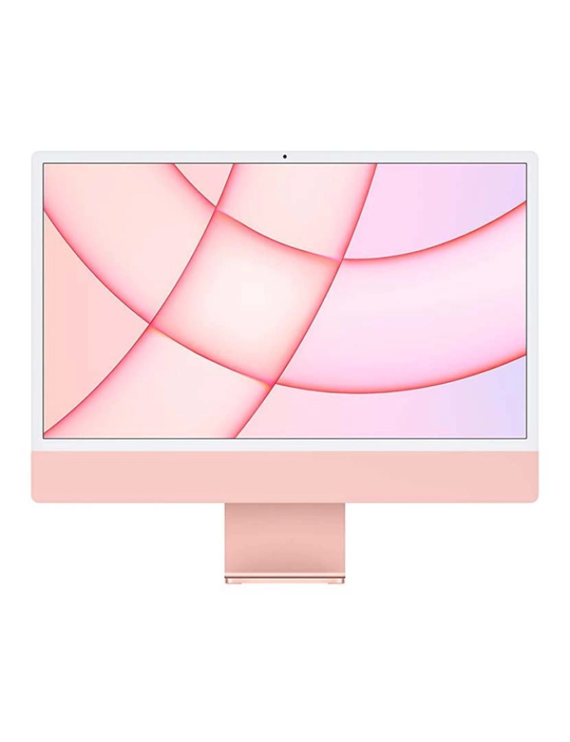 Apple - Apple iMac Retina 4.5K 24 2021 2 TBT3 + 2 USB-C M1 Apple M1 8GB 256GB SSD Rosa