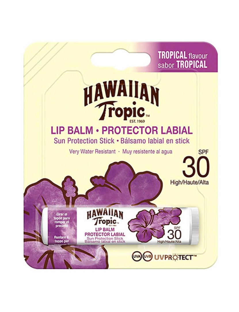 Hawaiian Tropic - Bálsamo Labial Sun Proteção Stick SPF30 4Gr