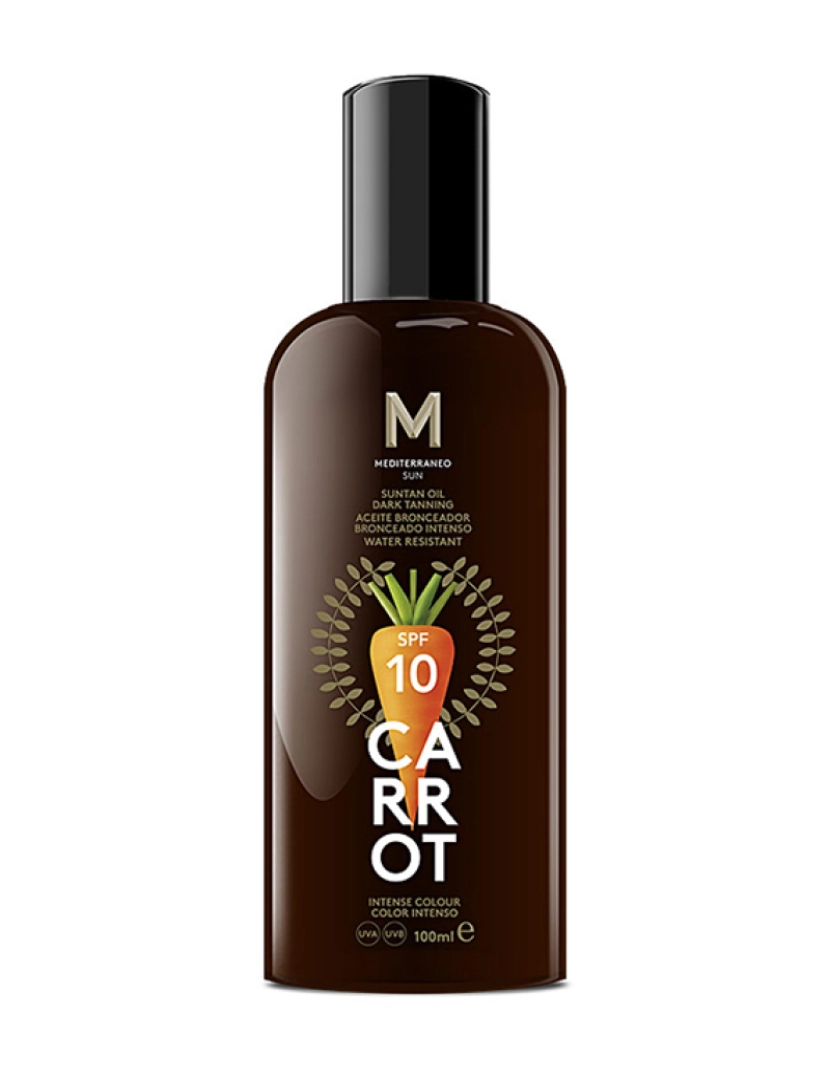 Mediterraneo Sun - Óleo Bronzeador Dark Tanning Carrot SPF10 100Ml