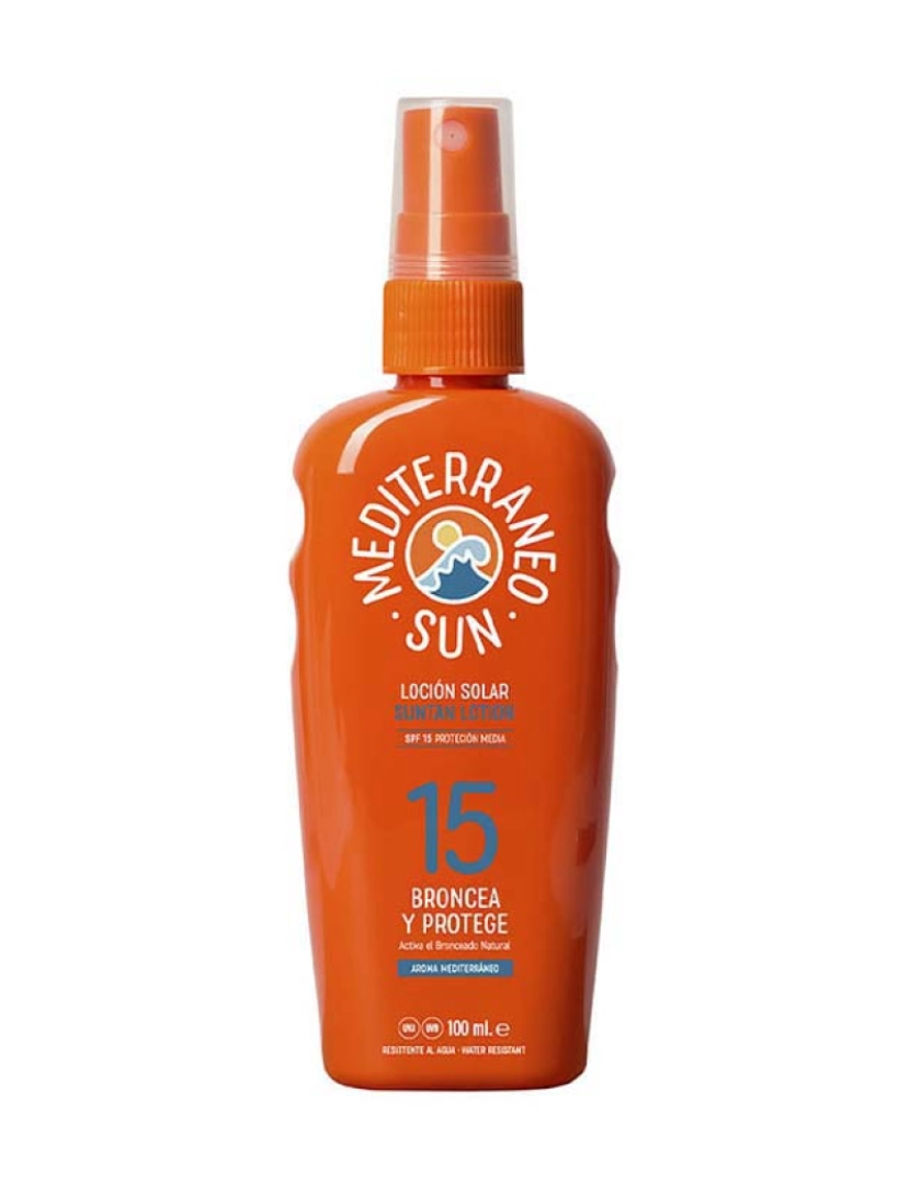 Mediterraneo Sun - Loção Bronzeadora Dark Tanning Carrot SPF15 100Ml