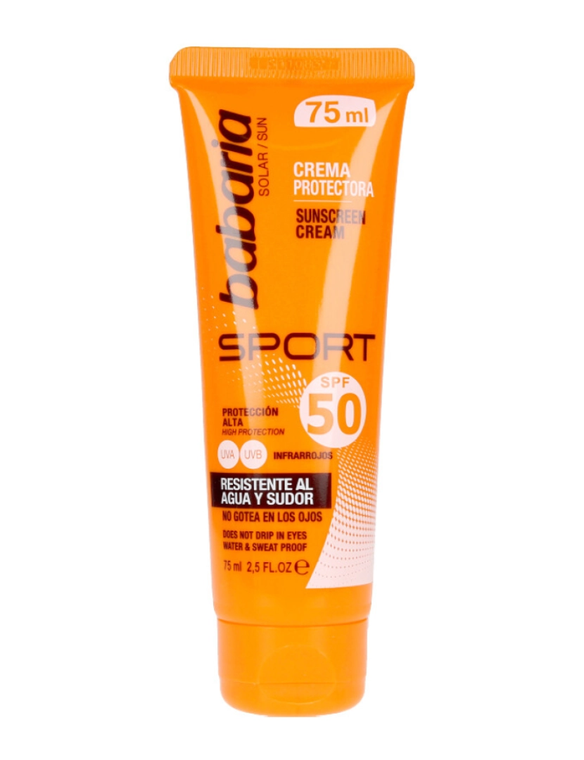 Babaria - Creme Solar Waterproof Solar Sport Spf50