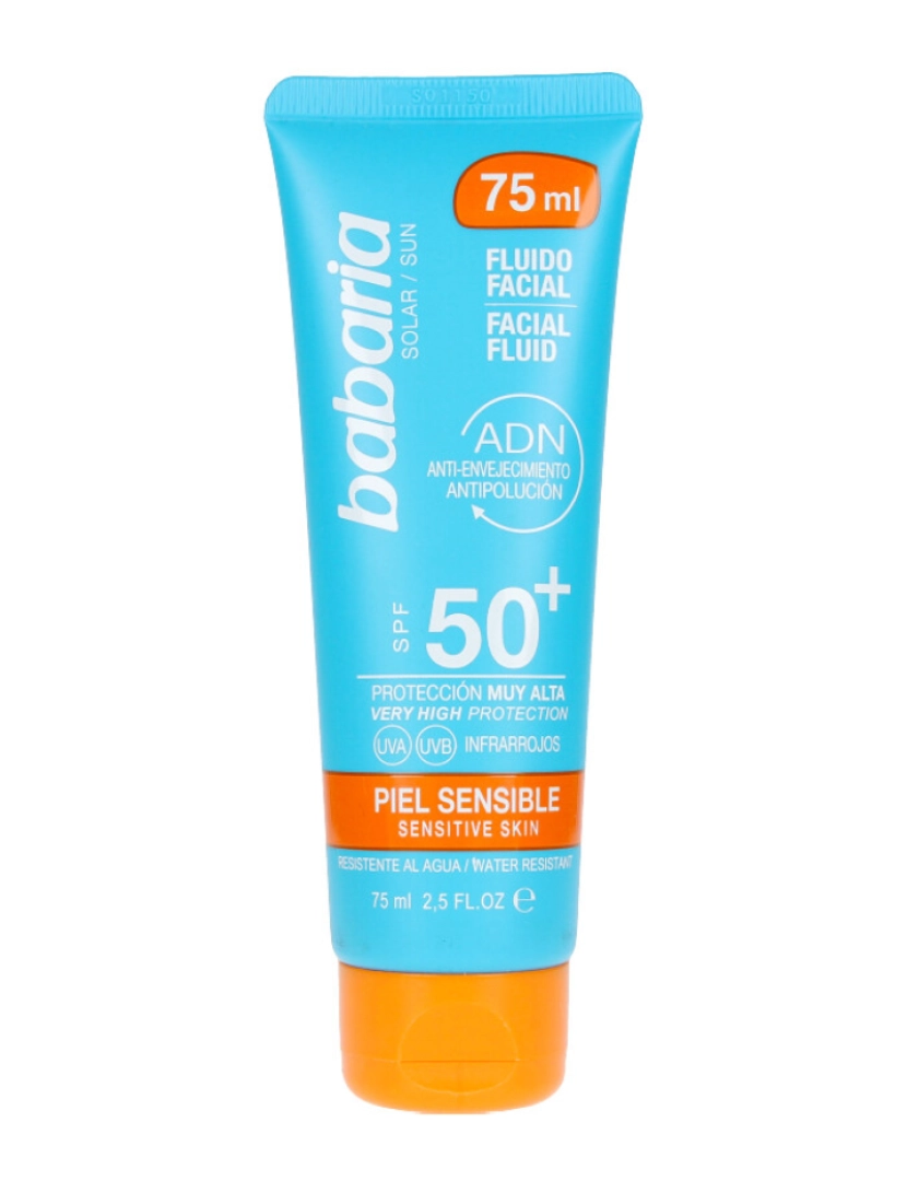 Babaria - Creme Solar Facial Solar Adn Sensitive Spf50