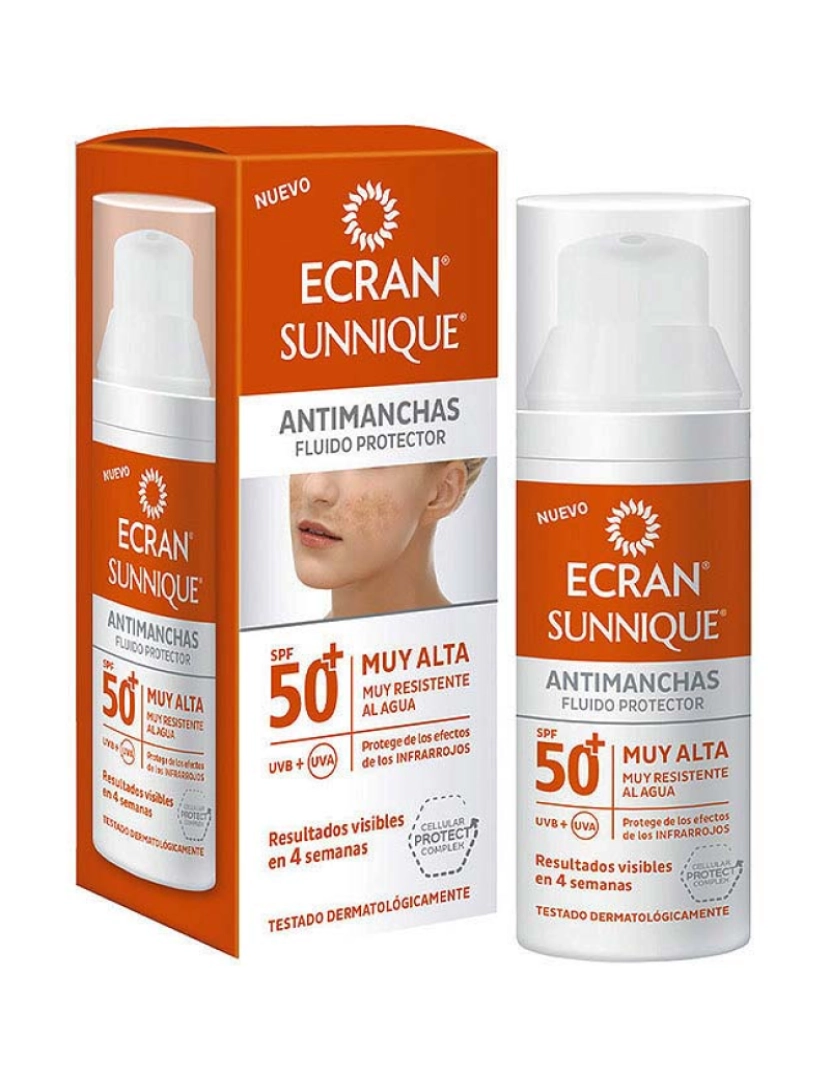 Ecran - Protetor Anti-manchas Facial Sunnique SPF50+ 50Ml