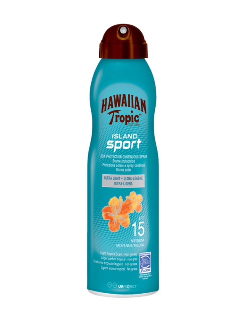 Hawaiian Tropic - Proteror Ultra-Light Island Sport Spray SPF15 220Ml