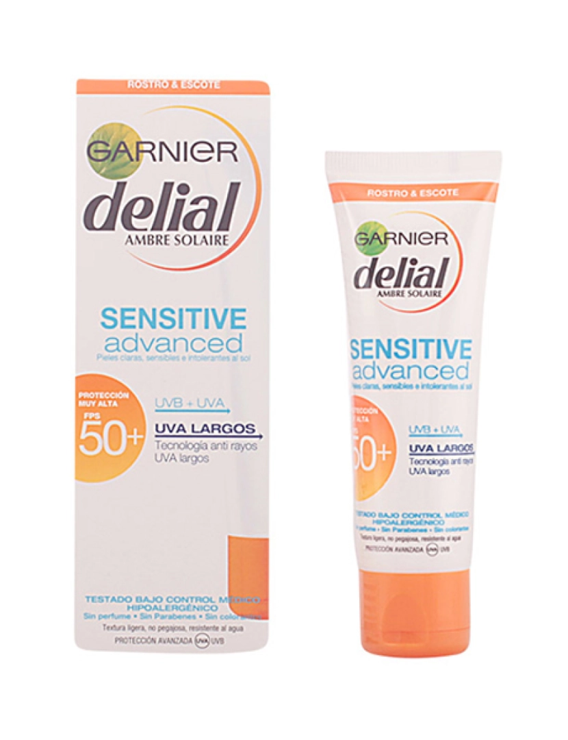 Delial - Delial Delial Sensitive Advanced Creme Facial SPF50+ 50 Ml