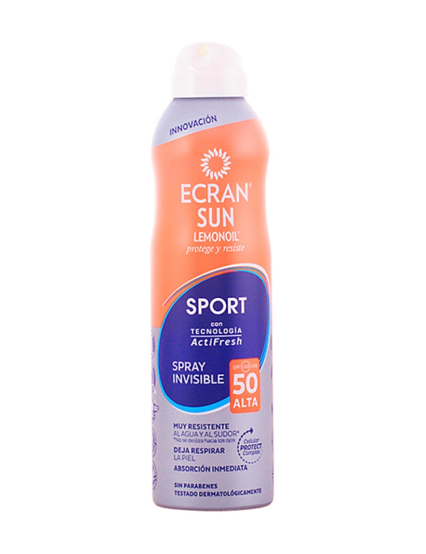 Ecran - Spray Invisivel Sun Lemonoil Sport SPF50 250 Ml