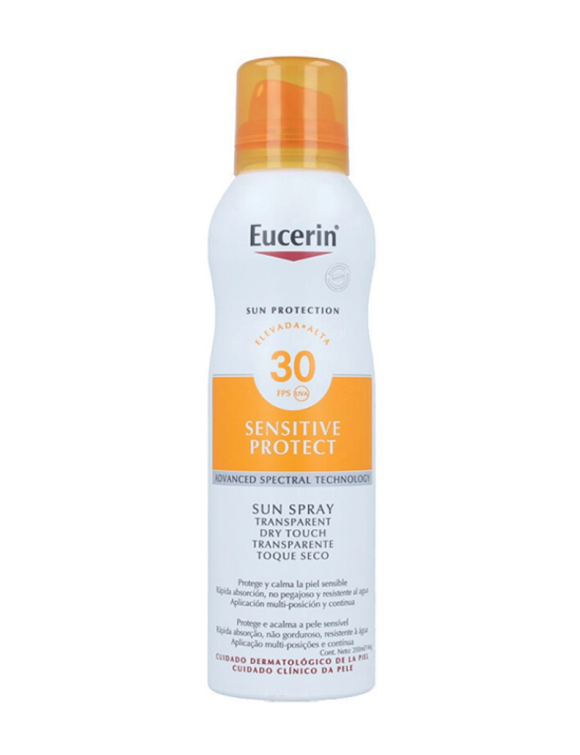 Eucerin - Sensitive Protect Sun Spray Transparente Dry Touch Spf30