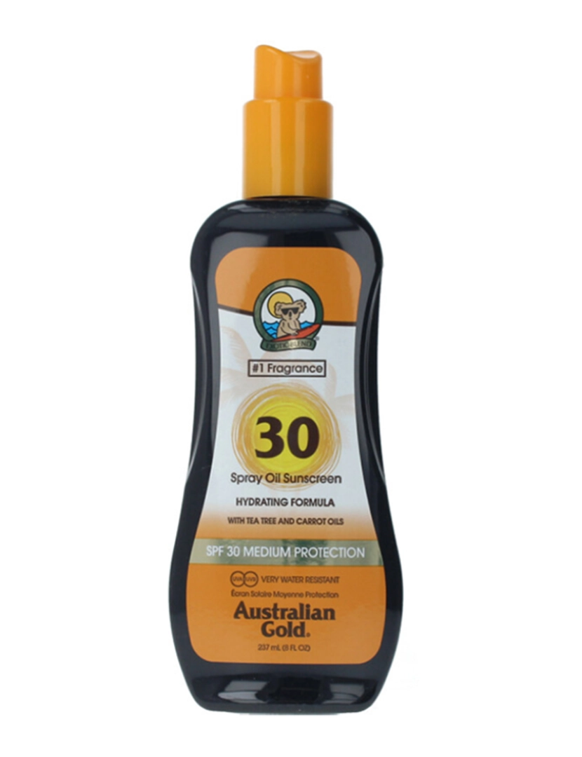 Australian Gold - Óleo Spray Hidratante c/ Cenoura Sunscreen SPF30 237Ml