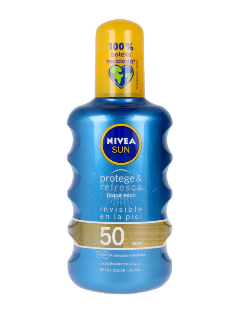 NIVEA - Protetor Solar Sun Protege&Refresca Spray Spf50 200 Ml