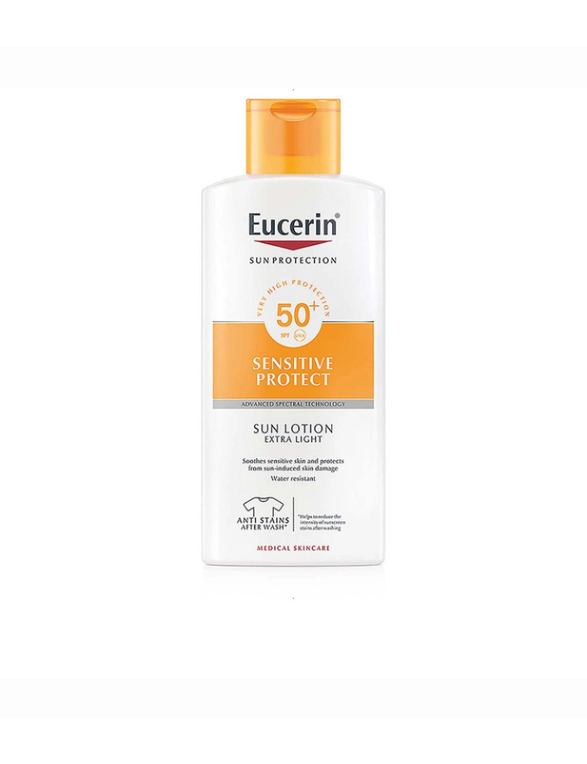 Eucerin - Sensitive Protect Sun loção Extra Light Spf50+ 400 Ml