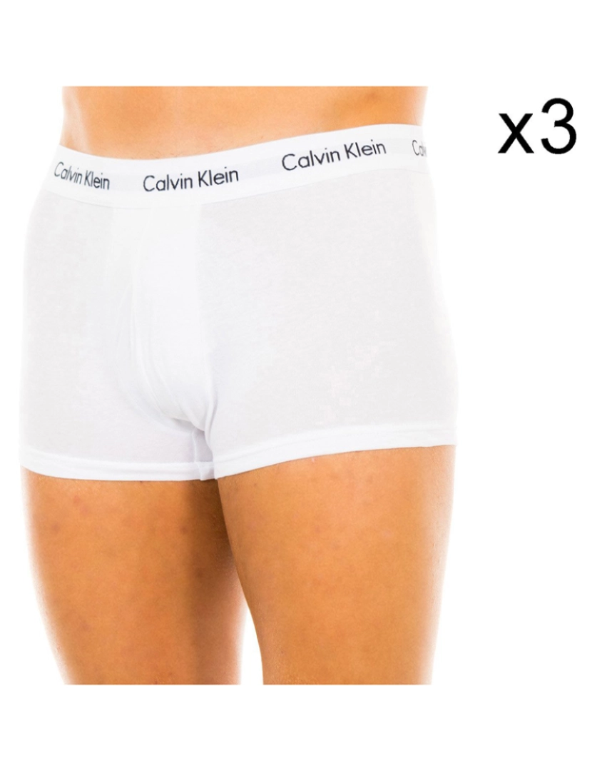 Calvin Klein - Pack-3 Retro Boxers Homem Branco