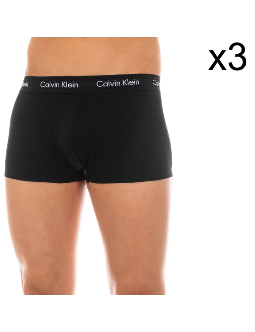 Calvin Klein - Pack 3 Boxers Homem Preto branco