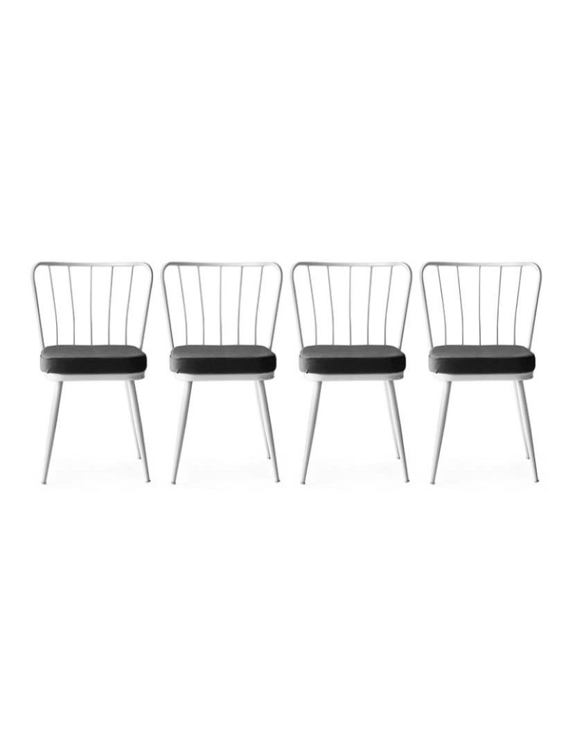 ASR - Pack 4 Cadeiras Branco