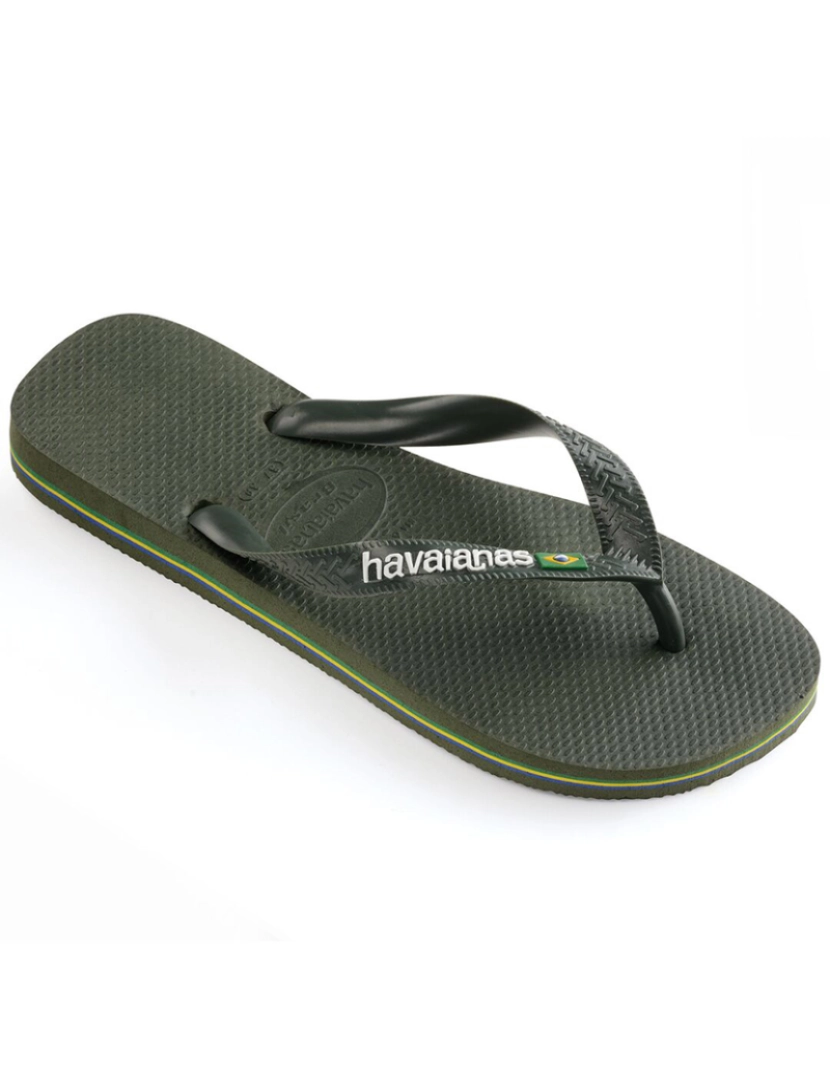 Havaianas - Havaianas Kids Brasil Logo Verde Olive 