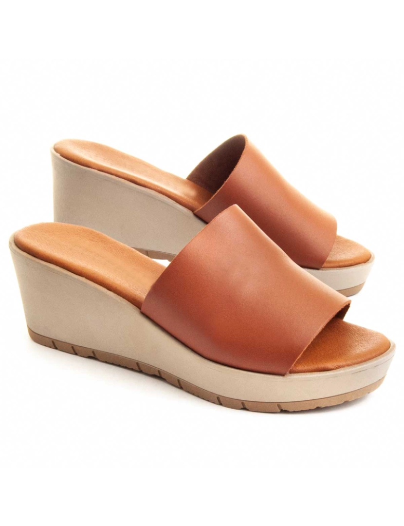 Purapiel  - Wedge Sandal Purapiel Bellapiel para mulher