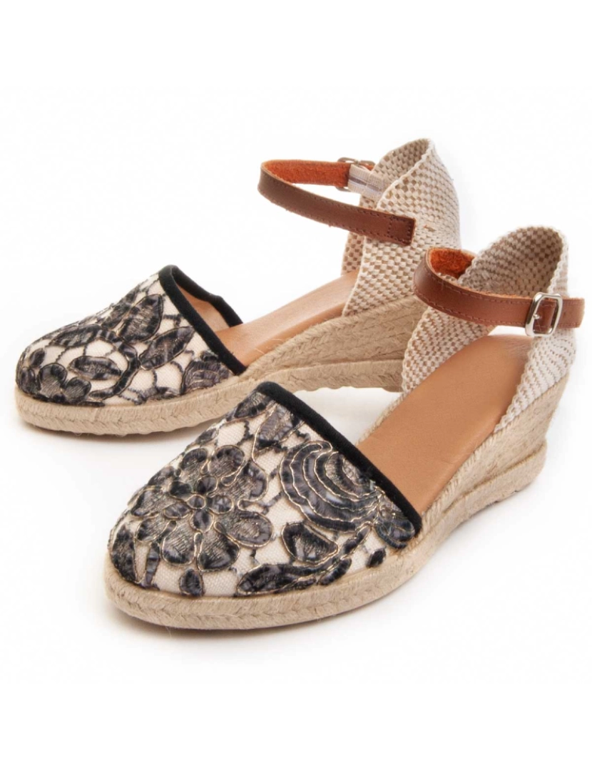 Leindia - Wedge Sparto Leindia Valeindia4 para Mulher