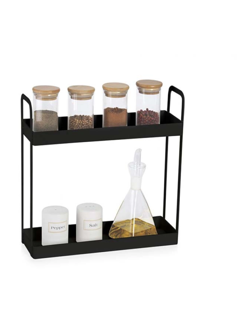 Andrea House - Estante Cozinha Metal Preto