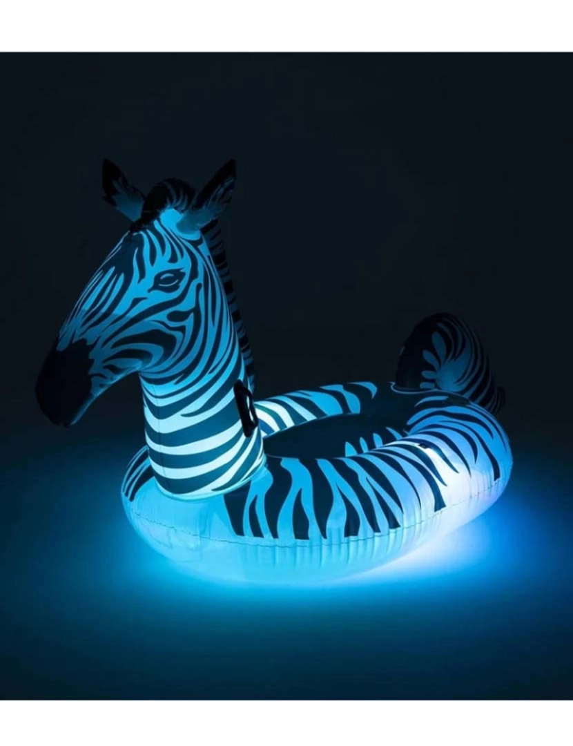 imagem de Bóia Insuflável Zebra com Luz Led3