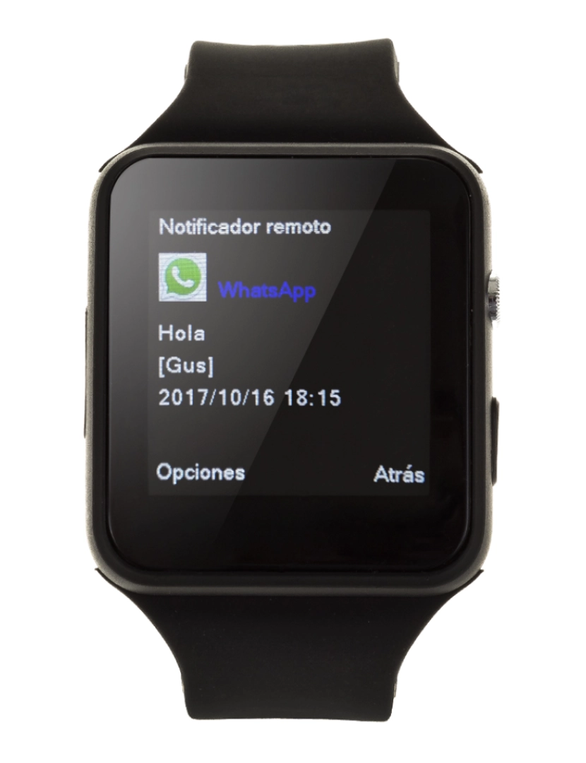 imagem de DAM. Smartwatch X7 com câmera, notificações, slot SIM e MicroSD2