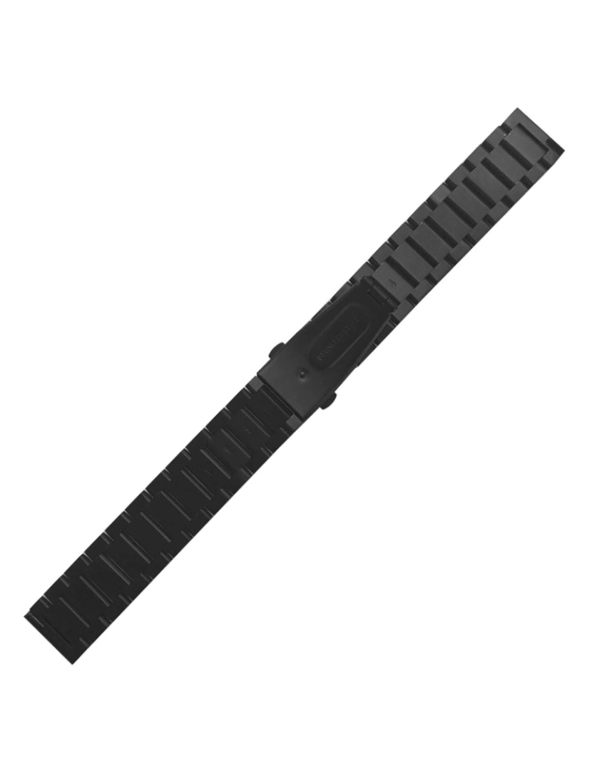 imagem de DAM. Bracelete universal em aço inoxidável para relógios de 18 mm. Sistema de liberação rápida para facilitar a troca.2