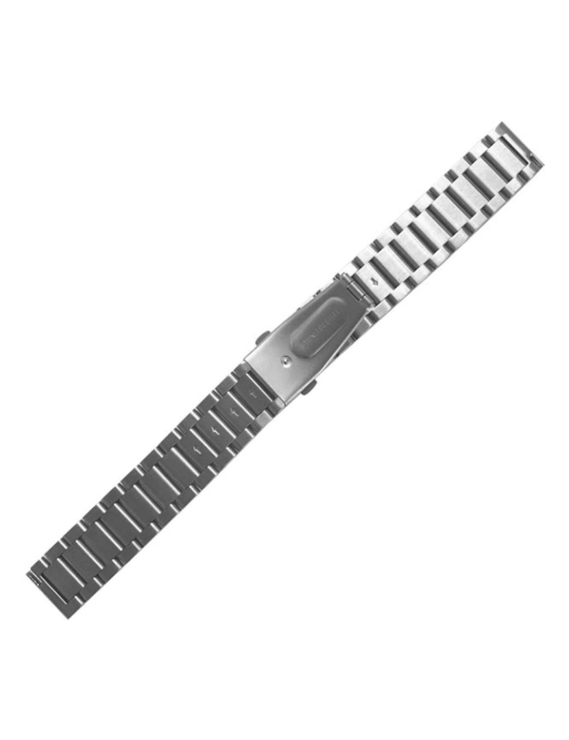 imagem de DAM. Bracelete universal em aço inoxidável para relógios de 18 mm. Sistema de liberação rápida para facilitar a troca.2