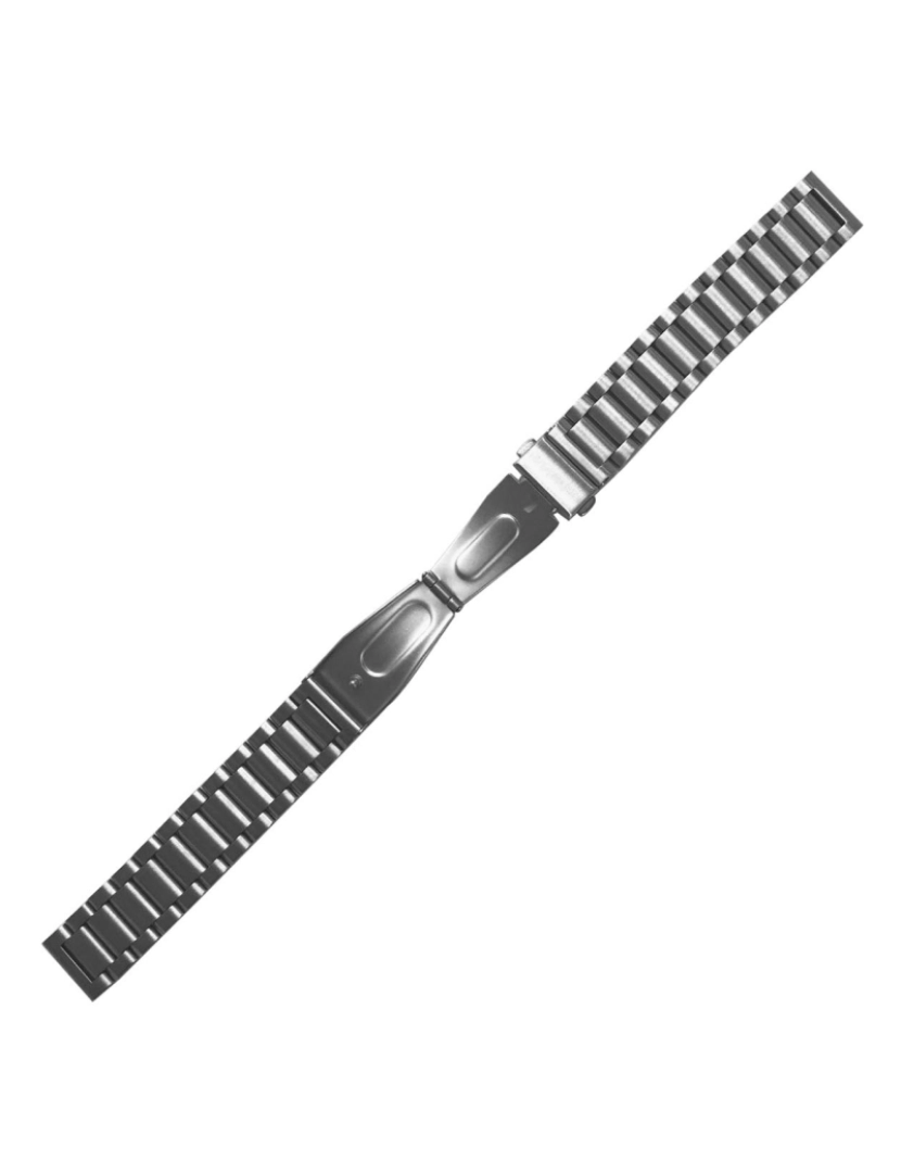 imagem de DAM. Bracelete universal em aço inoxidável para relógios de 18 mm. Sistema de liberação rápida para facilitar a troca.3