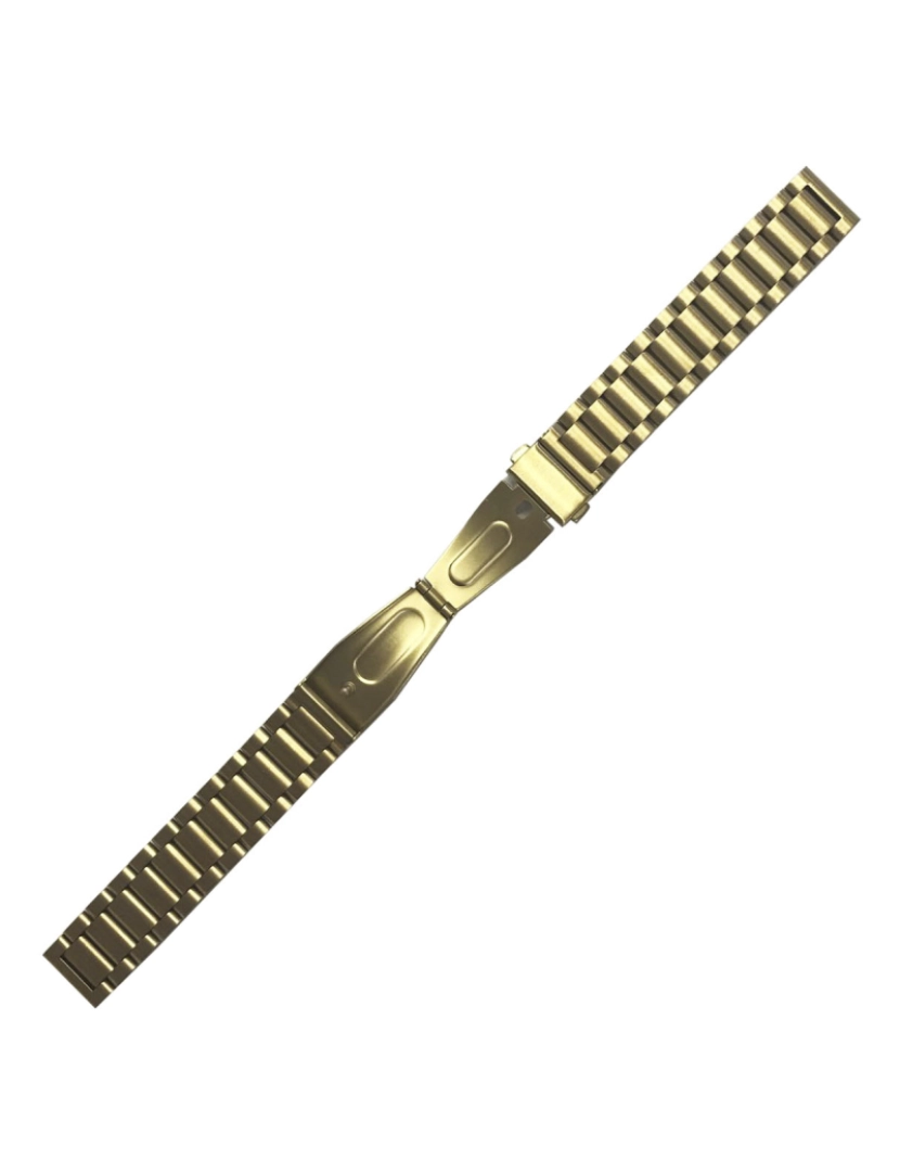 imagem de DAM. Bracelete universal em aço inoxidável para relógios de 18 mm. Sistema de liberação rápida para facilitar a troca.3