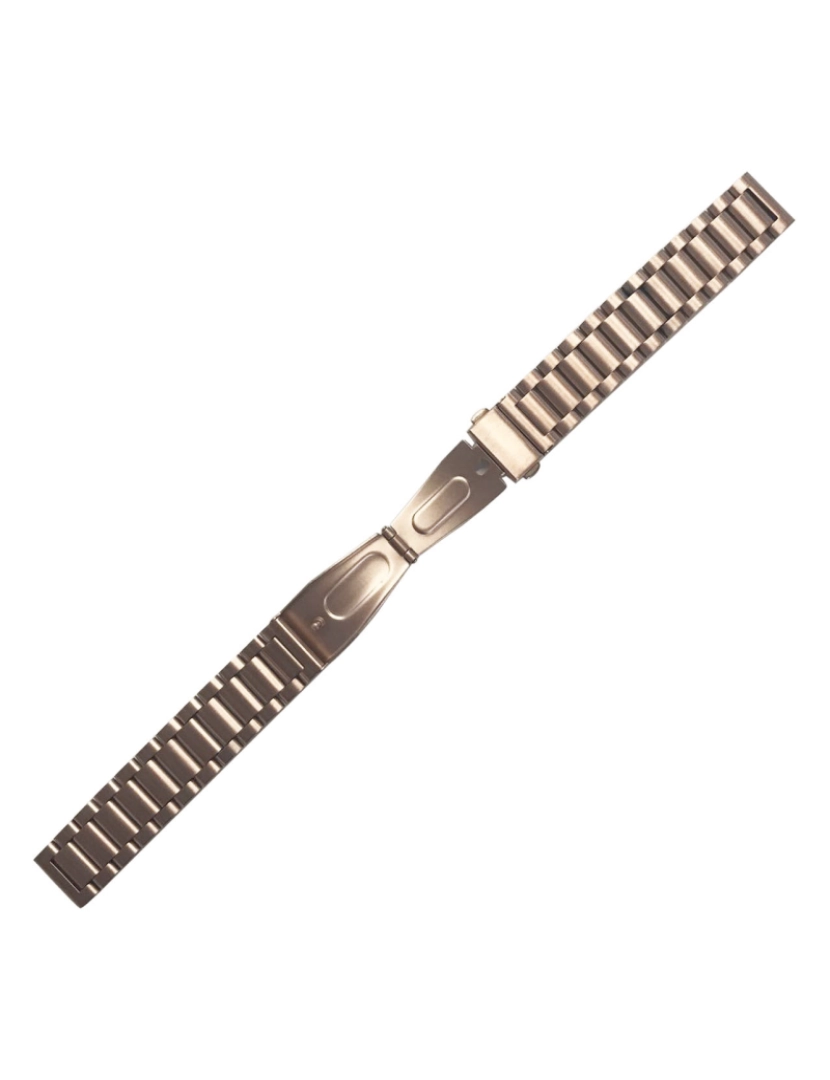 imagem de DAM. Bracelete universal em aço inoxidável para relógios de 18 mm. Sistema de liberação rápida para facilitar a troca.3