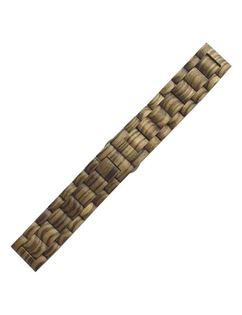 DAM - DAM. Pulseira universal de madeira natural de bambu para relógios de 20 mm Sistema de liberação rápida para facilitar a troca.