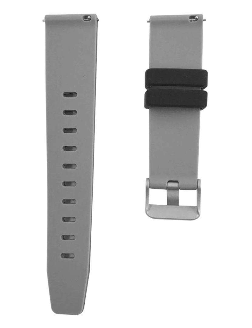 imagem de DAM. Pulseira de silicone cirúrgica universal para relógios de 22 mm Sistema de liberação rápida para facilitar a troca.3