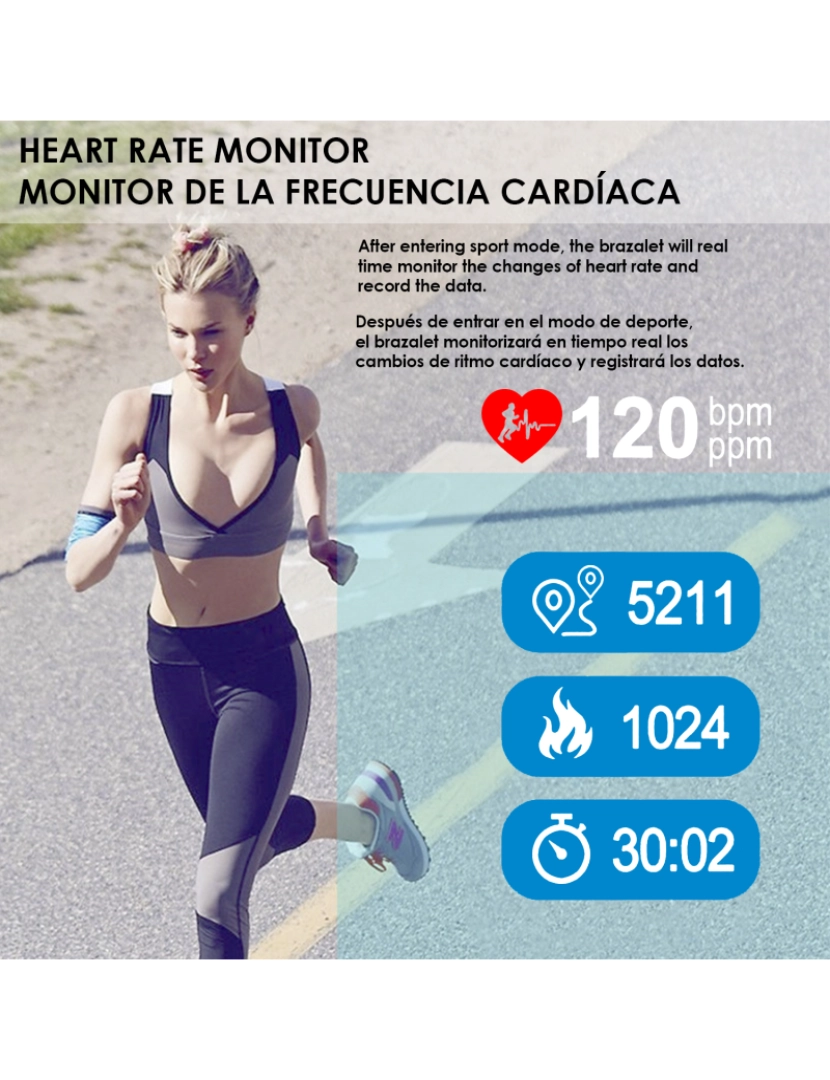 imagem de DAM. Pulseira inteligente P3A com medição de temperatura corporal, eletrocardiograma e pressão arterial4