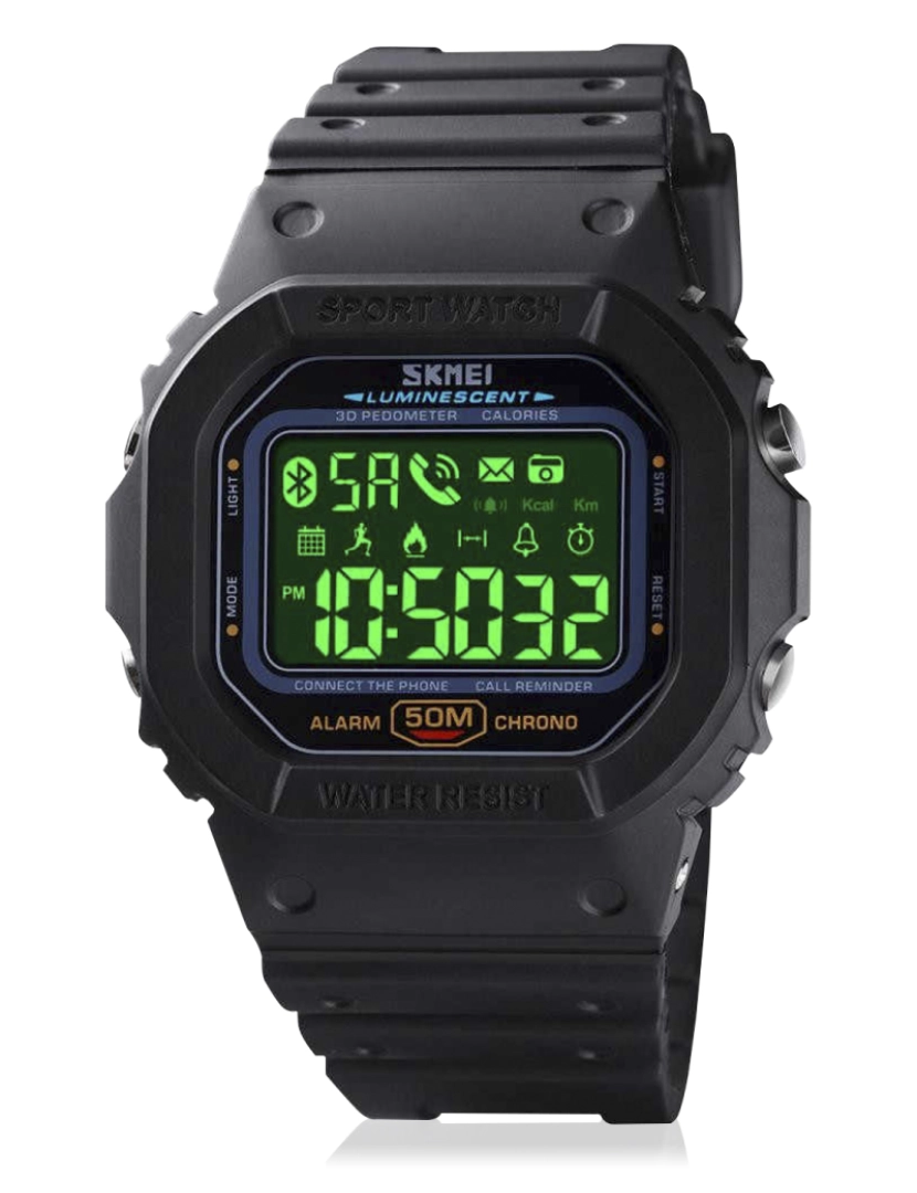 imagem de DAM. Smartwatch 1629 design clássico bluetooth com funções avançadas8